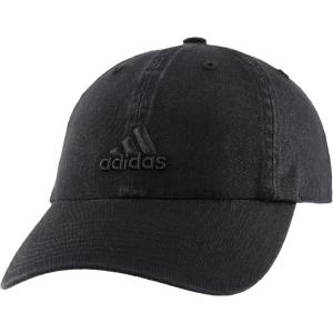adidas Women’s Saturday Baseball Cap – Adjustable Cotton Hat, Athletic Relaxed Fit DISCONTINUED(Black/1.0)