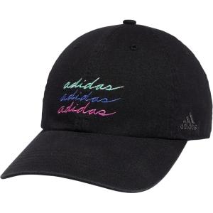 adidas Women’s Saturday Baseball Cap – Adjustable Cotton Hat, Athletic Relaxed Fit DISCONTINUED(Black/Easy Green/Lucid Blue /Lucid Fuchsia/Carbon/2.0)