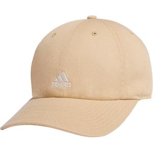 adidas Women’s Saturday Baseball Cap – Adjustable Cotton Hat, Athletic Relaxed Fit DISCONTINUED(Magic Beige/Off White)