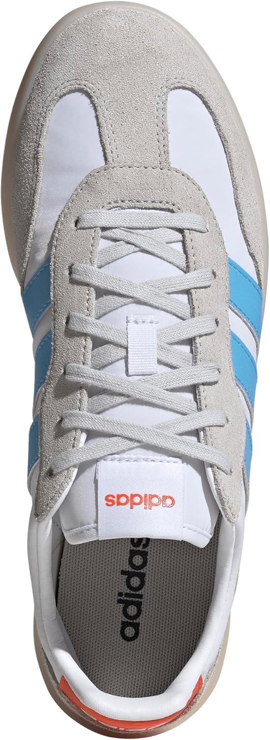 imageAdidas Mens Barreda DecodeWhiteSemi Blue BurstSemi Impact Orange