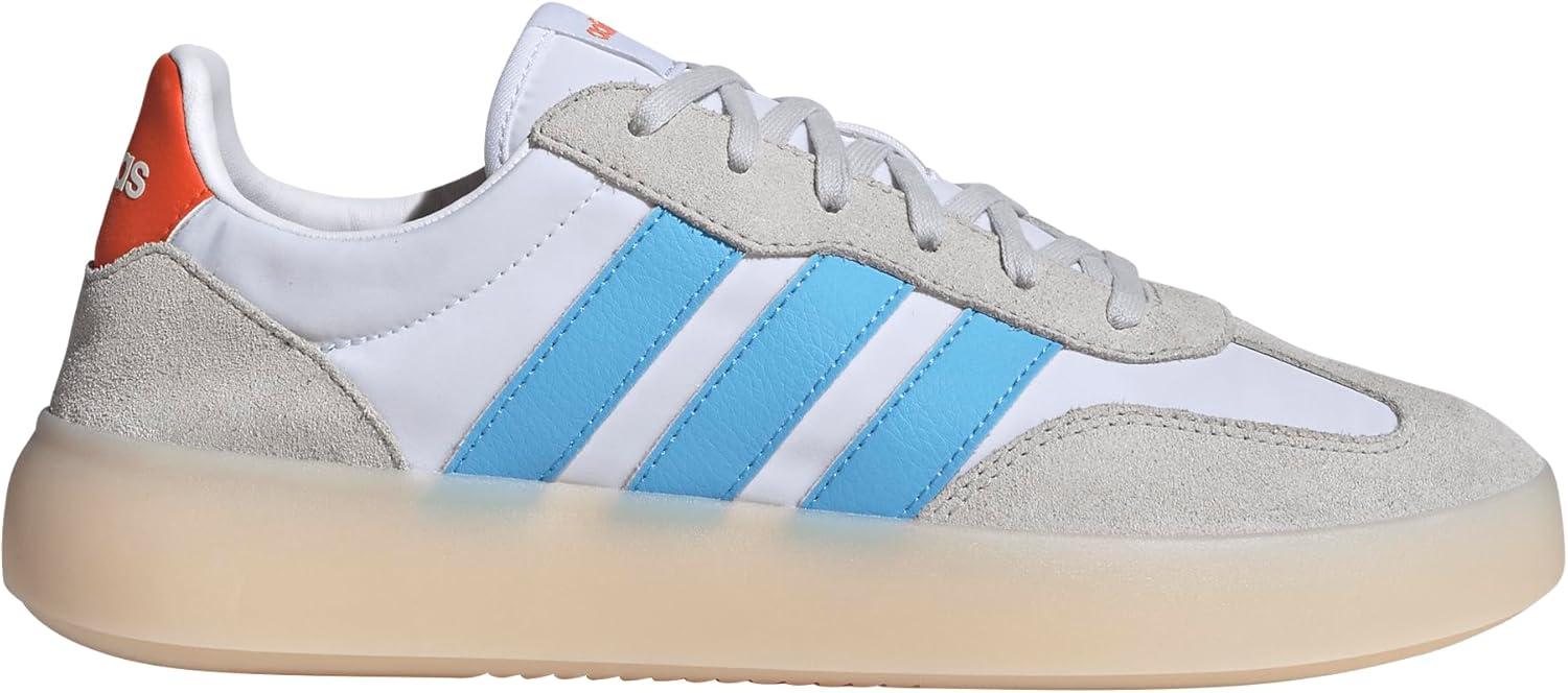 imageAdidas Mens Barreda DecodeWhiteSemi Blue BurstSemi Impact Orange