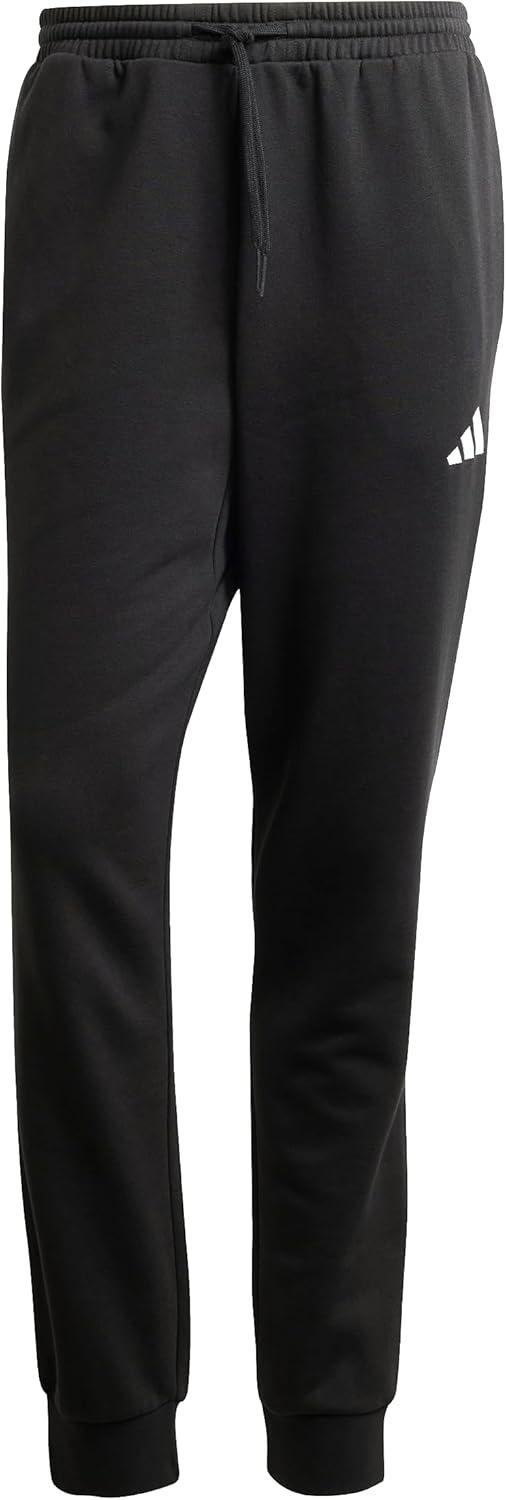 imageAdidas Mens Essentials Feel Cozy Fleece PantsBlackWhite