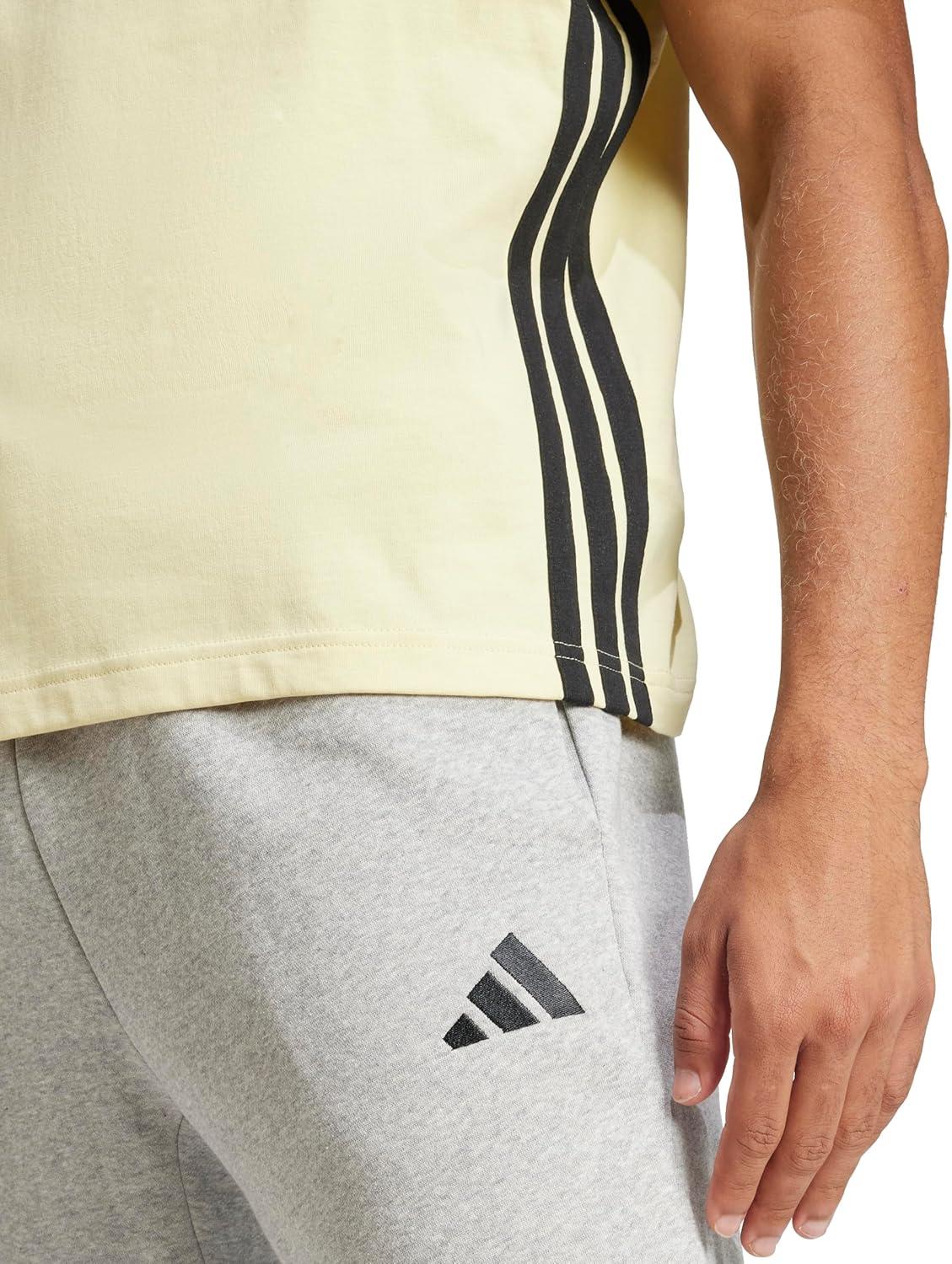 imageAdidas Mens Essentials Feel Cozy Fleece PantsMedium Grey HeatherBlack