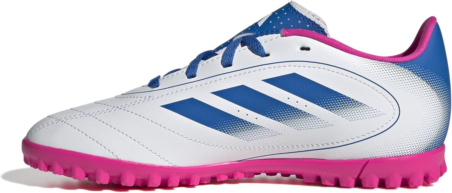 imageAdidas UnisexChild Goletto Ix Turf SneakerWhiteBright RoyalTeam Shock Pink