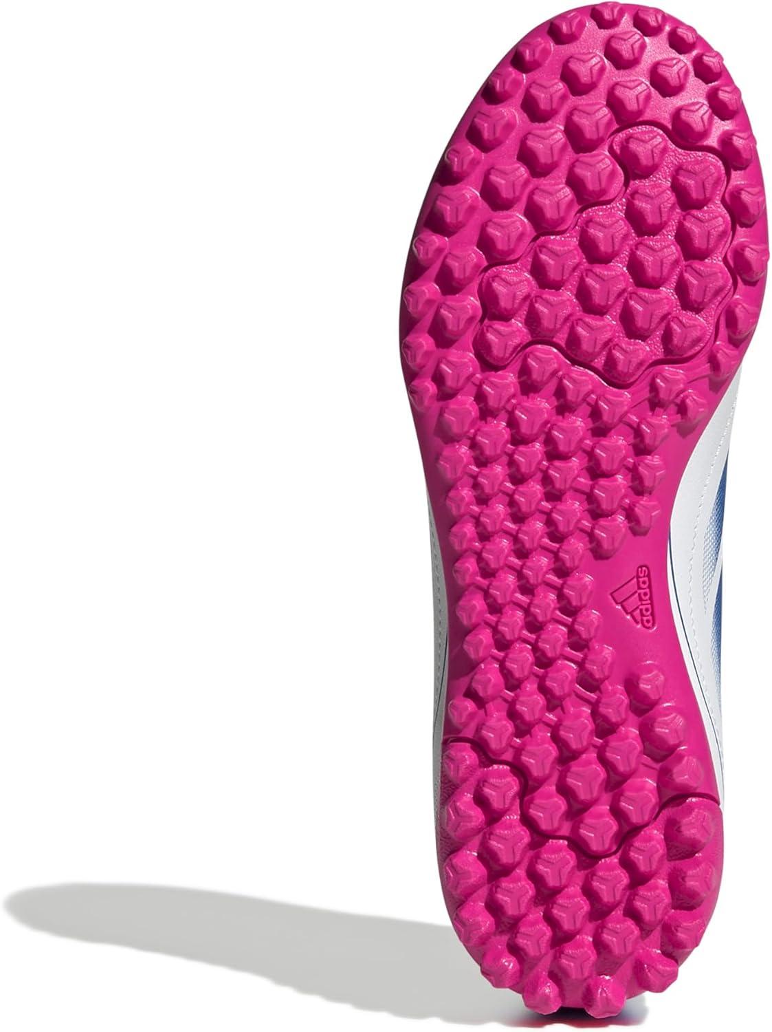 imageAdidas UnisexChild Goletto Ix Turf SneakerWhiteBright RoyalTeam Shock Pink