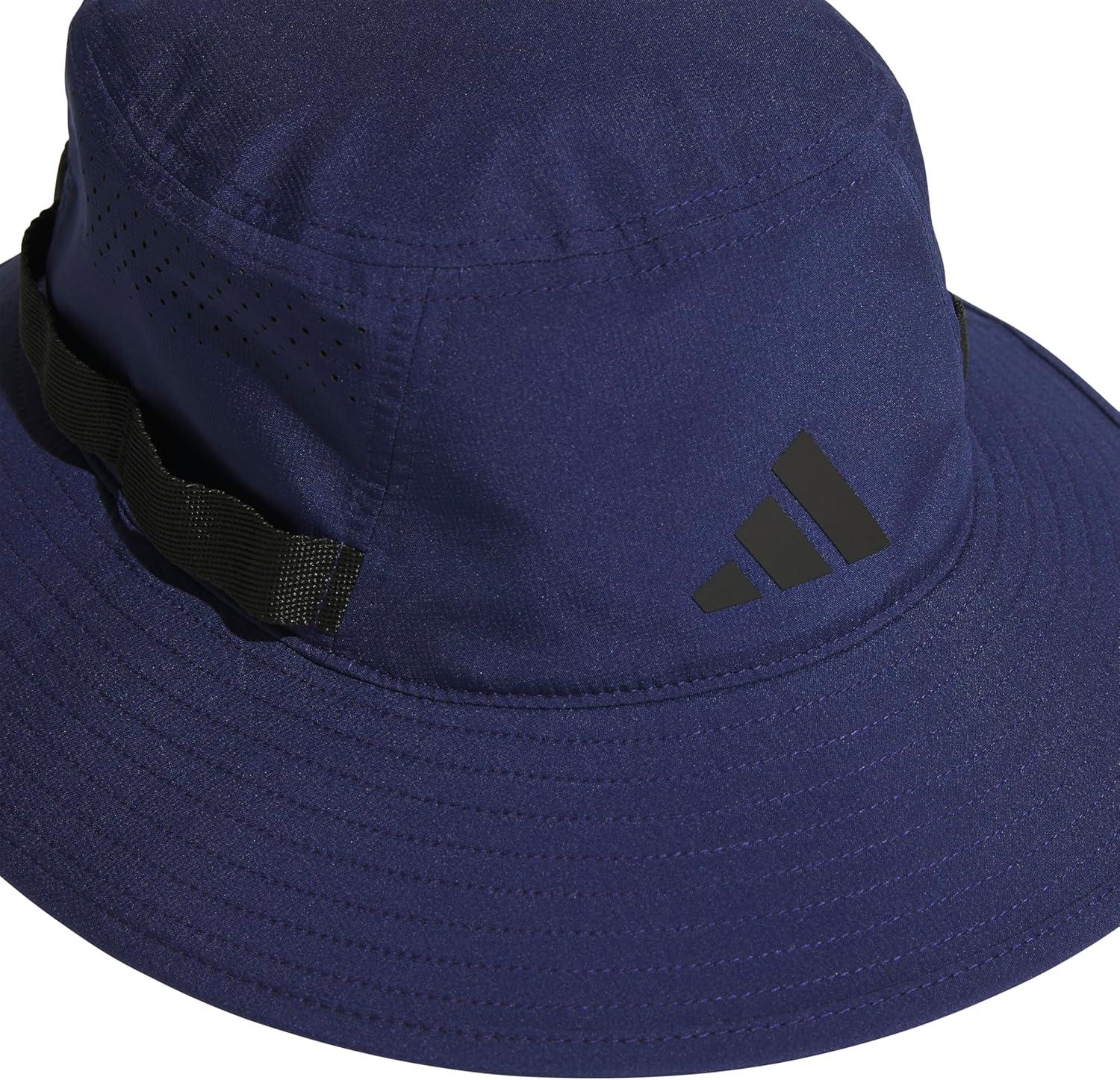 imageAdidas Victory Bucket Hat for Men Athletic Sun Cap for OutdoorsDark BlueBlack50