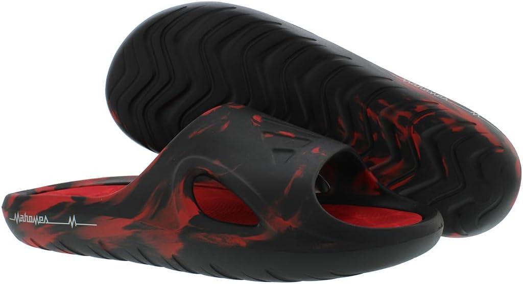 imageadidas Mens Adicane SandalCore BlackTeam Collegiate RedBright Redblack