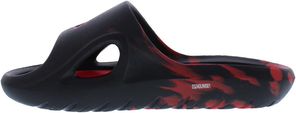 imageadidas Mens Adicane SandalCore BlackTeam Collegiate RedBright Redblack