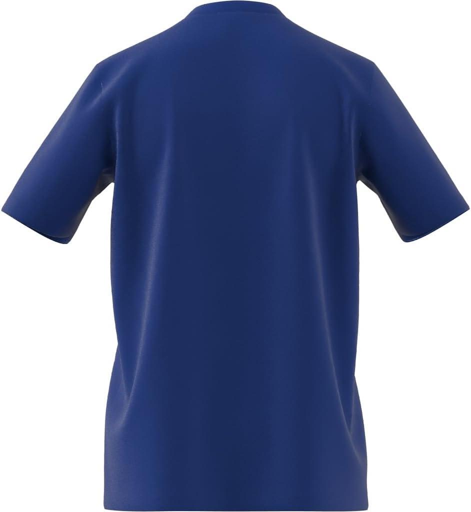 imageadidas Mens Essentials Single Jersey 3Stripes TShirtTeam Royal BlueWhite