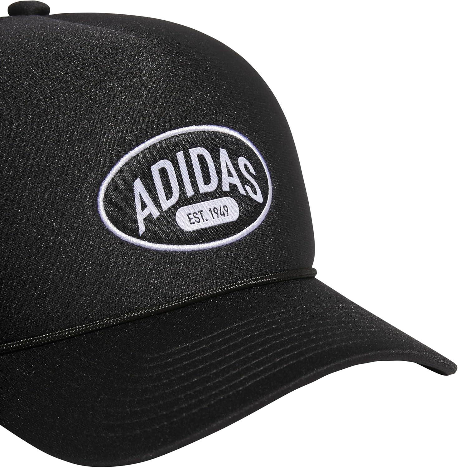 imageadidas Mens Foam Front Mesh Back Snapback Adjustable Fit Trucker HatBlackWhite2