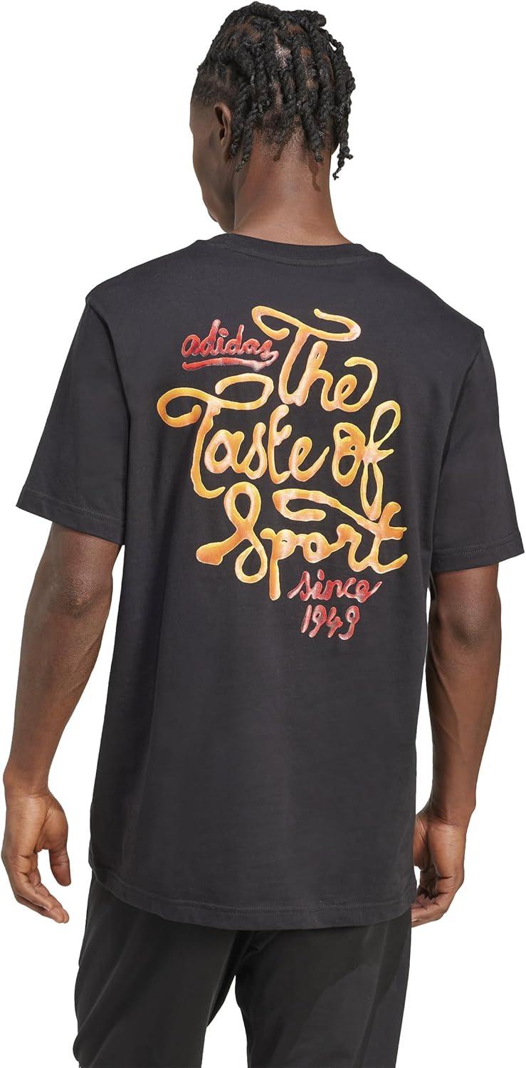 imageadidas Mens Food Pack Graphic TShirtBlackSauce