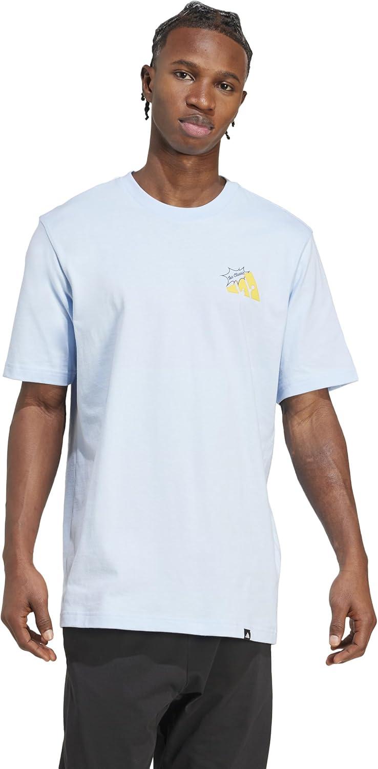 imageadidas Mens Food Pack Graphic TShirtGlow BlueGrilled Cheese