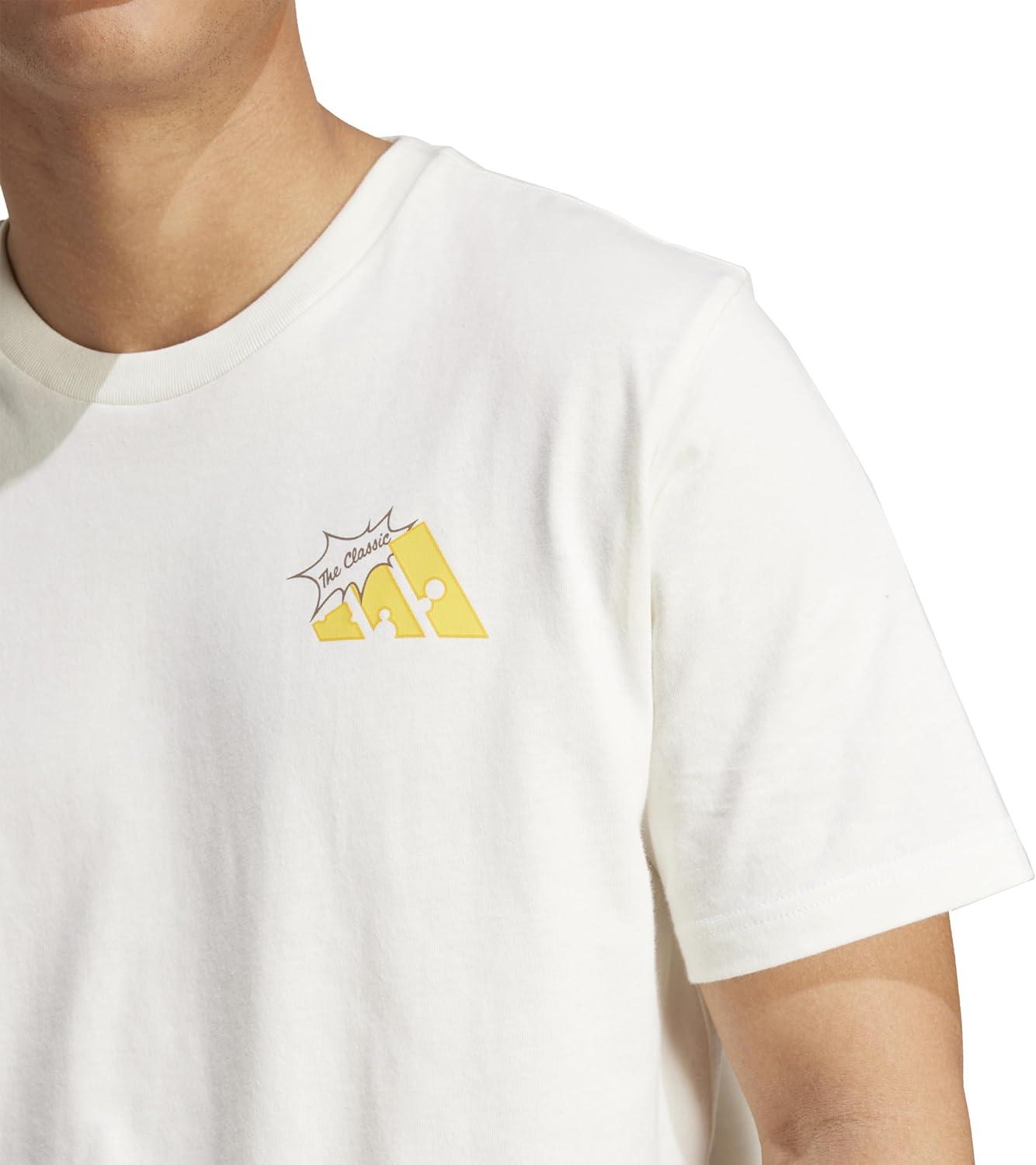 imageadidas Mens Food Pack Graphic TShirtOff WhiteGrilled Cheese