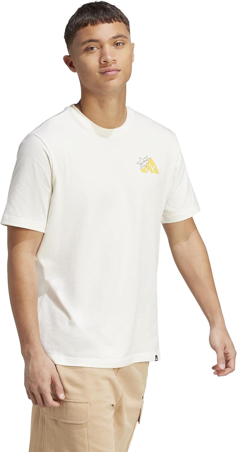 imageadidas Mens Food Pack Graphic TShirtOff WhiteGrilled Cheese