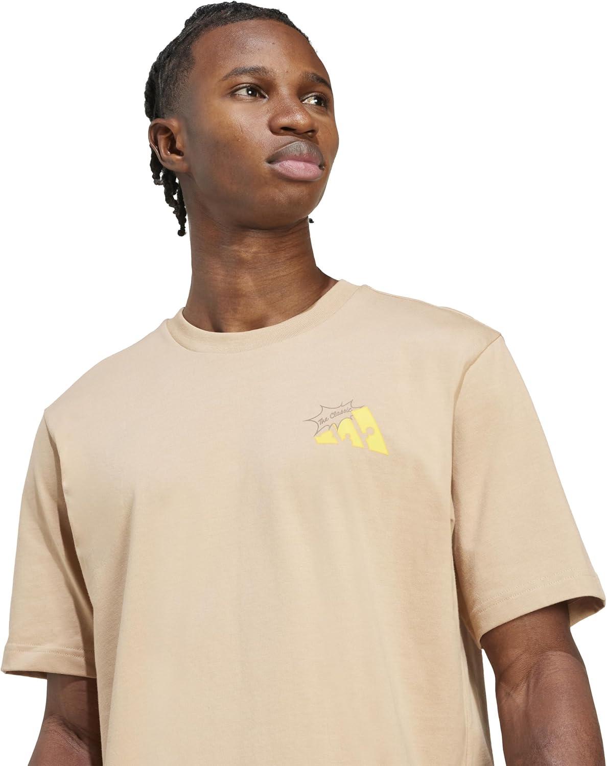 imageadidas Mens Food Pack Graphic TShirtWarm SandstoneGrilled Cheese