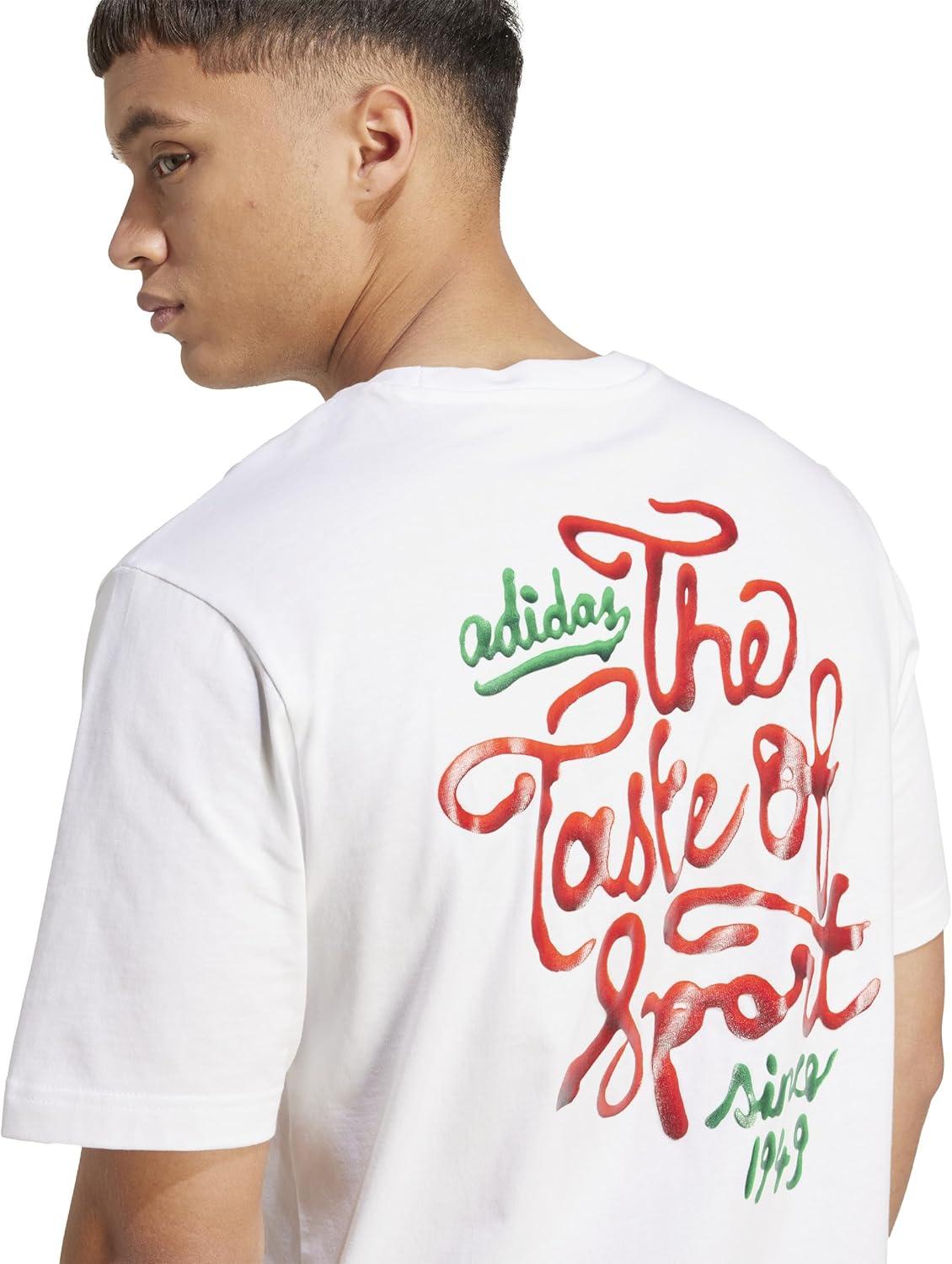 imageadidas Mens Food Pack Graphic TShirtWhiteSauce