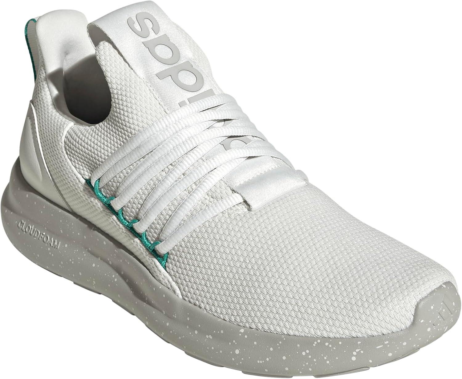 imageadidas Mens Lite Racer Adapt 70 ShoesCrystal WhitePure TealGrey