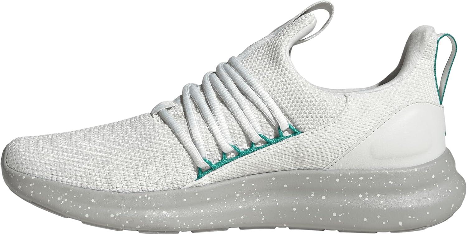 imageadidas Mens Lite Racer Adapt 70 ShoesCrystal WhitePure TealGrey