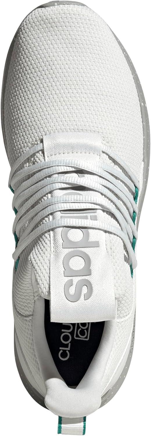 imageadidas Mens Lite Racer Adapt 70 ShoesCrystal WhitePure TealGrey