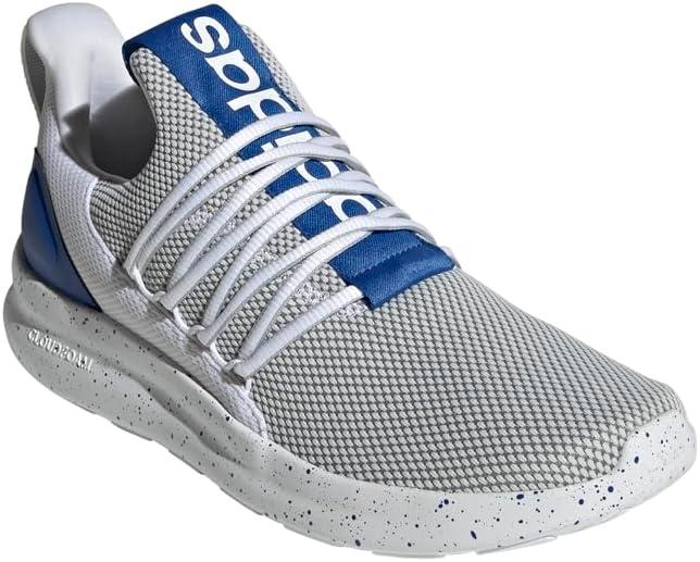 imageadidas Mens Lite Racer Adapt 70 ShoesWhiteTeam Royal BlueGrey