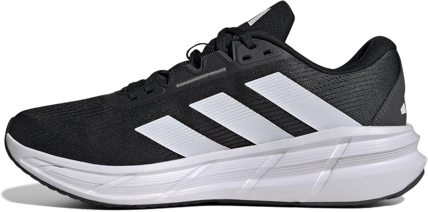 imageadidas Mens Questar 3 RunningBlackWhiteCarbon