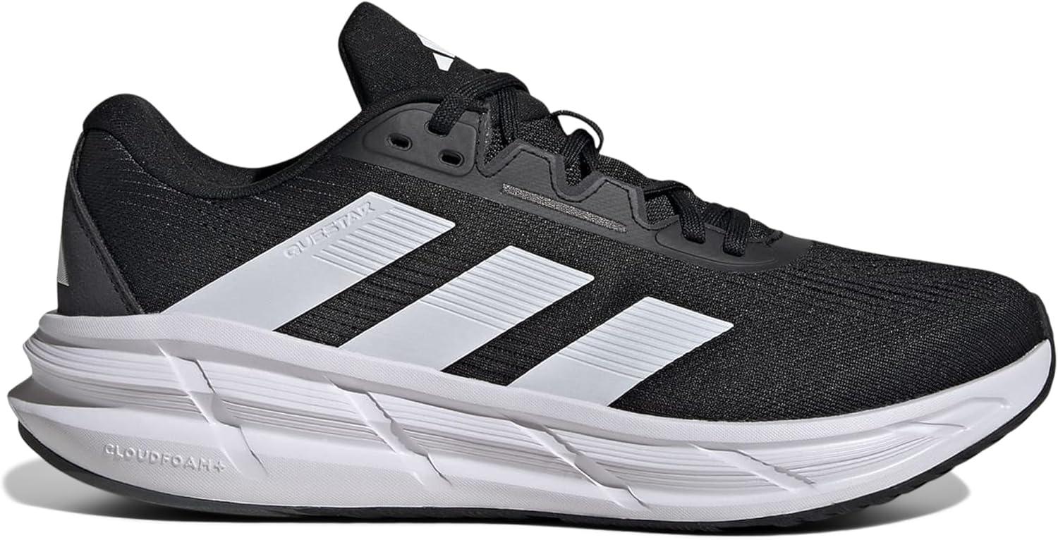 imageadidas Mens Questar 3 RunningBlackWhiteCarbon