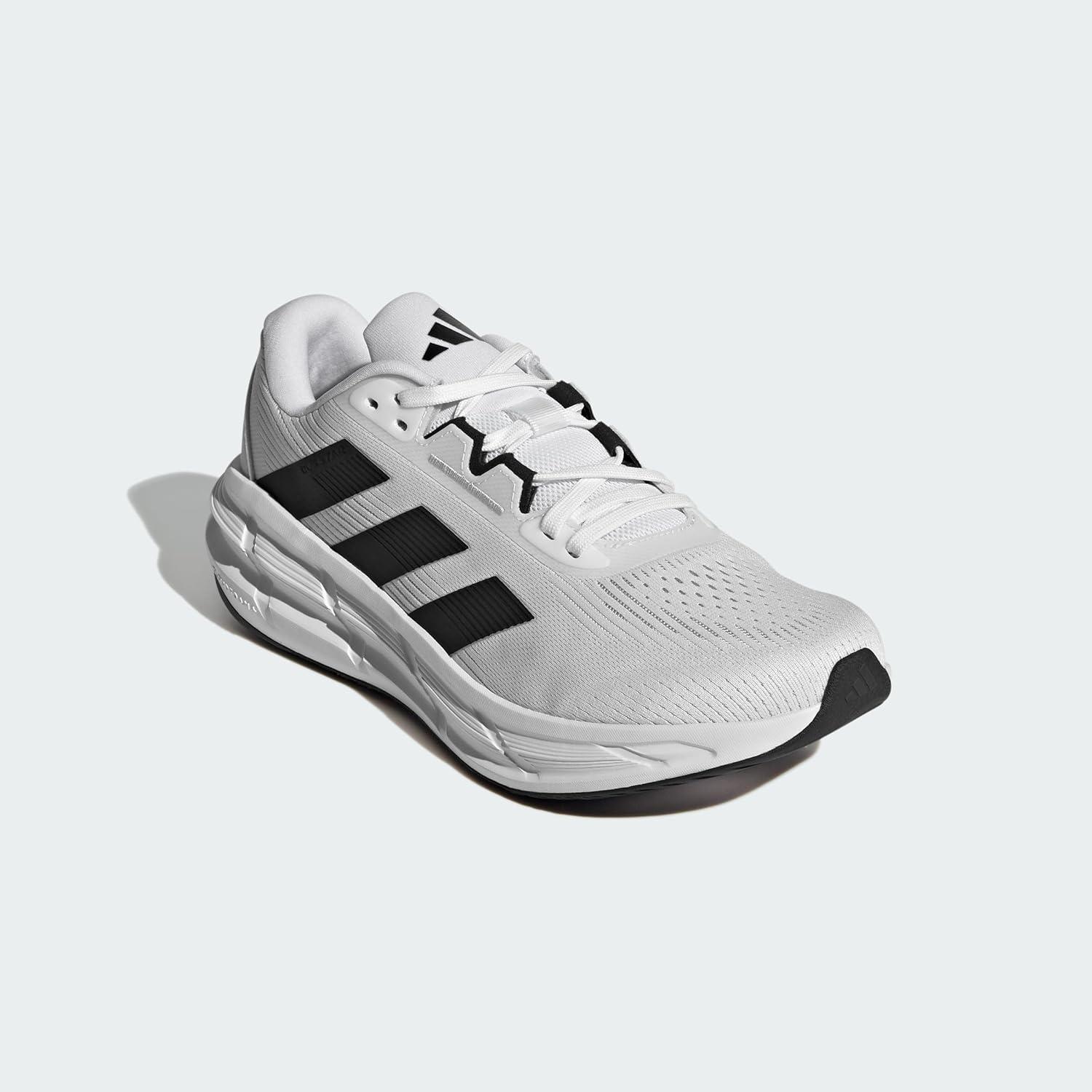 imageadidas Mens Questar 3 RunningWhiteBlackDash Grey