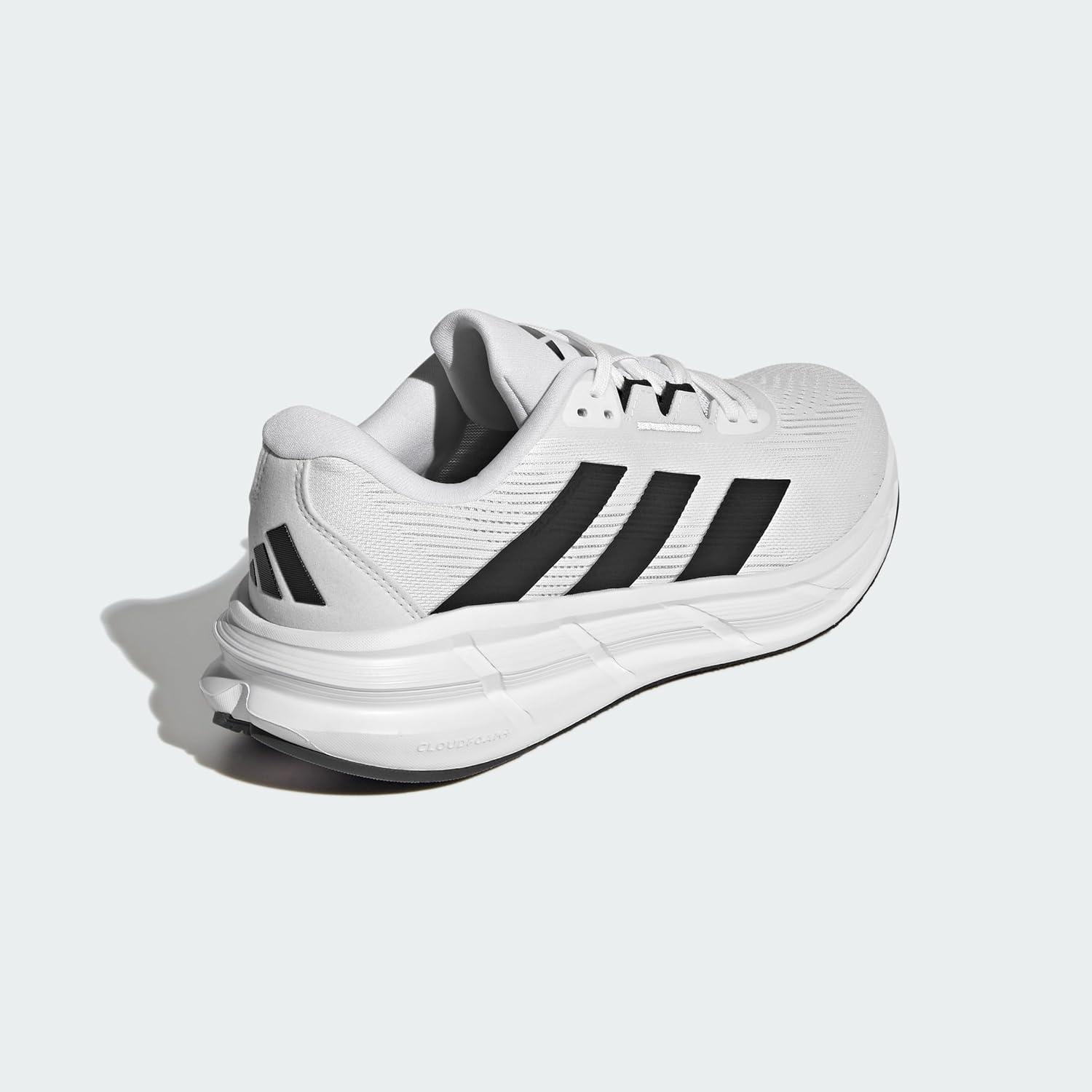 imageadidas Mens Questar 3 RunningWhiteBlackDash Grey