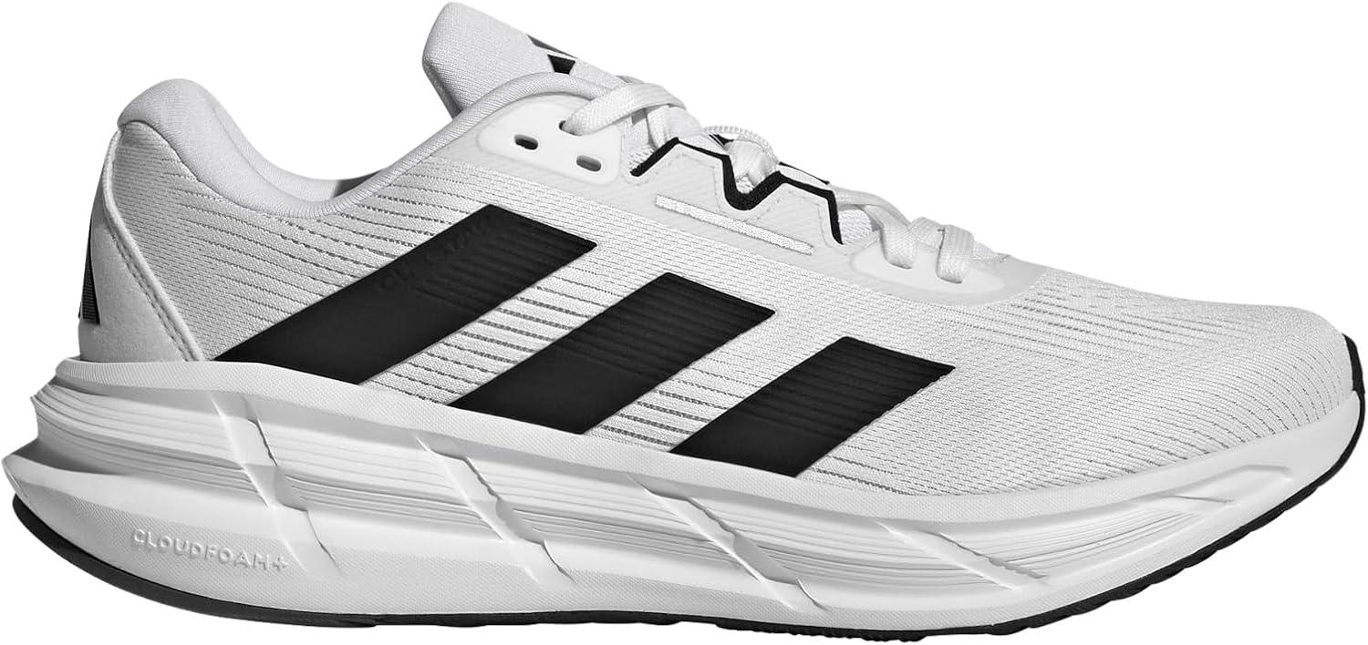 imageadidas Mens Questar 3 RunningWhiteBlackDash Grey