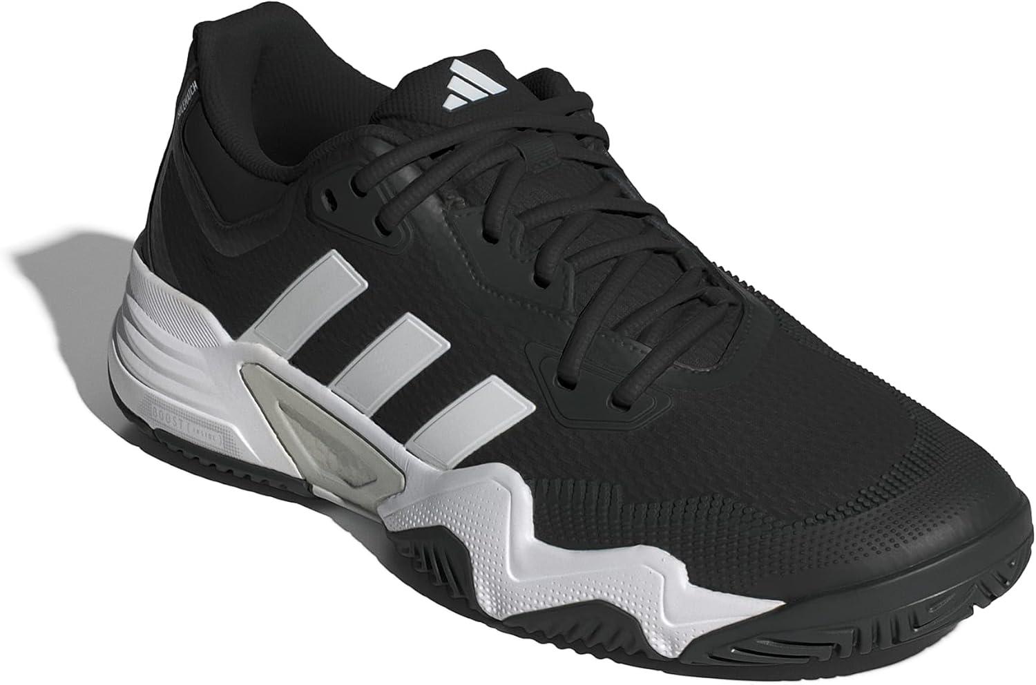 imageadidas Mens Solematch Control 2 TennisCore Black Cloud White Silver Metallic