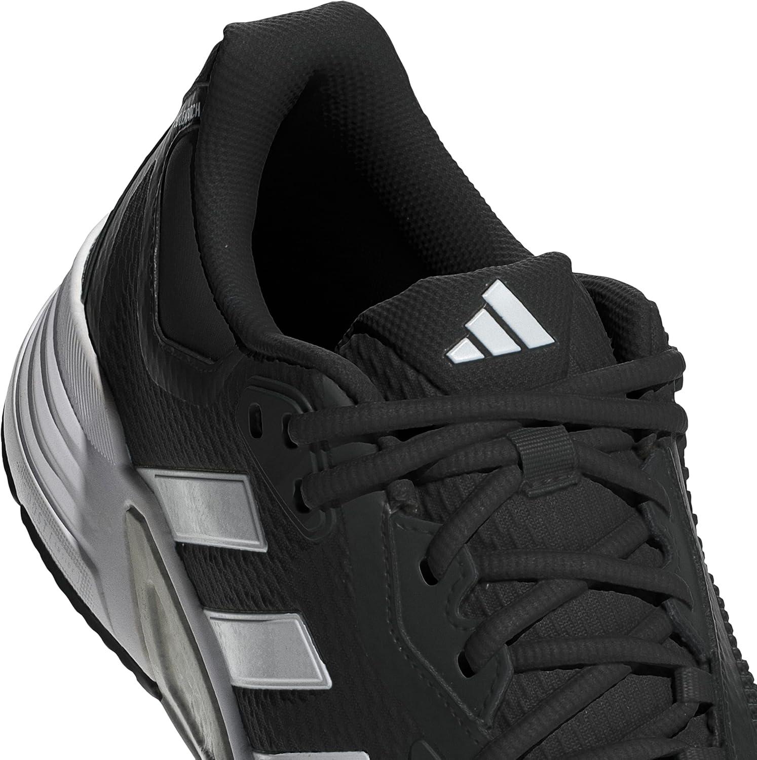 imageadidas Mens Solematch Control 2 TennisCore Black Cloud White Silver Metallic