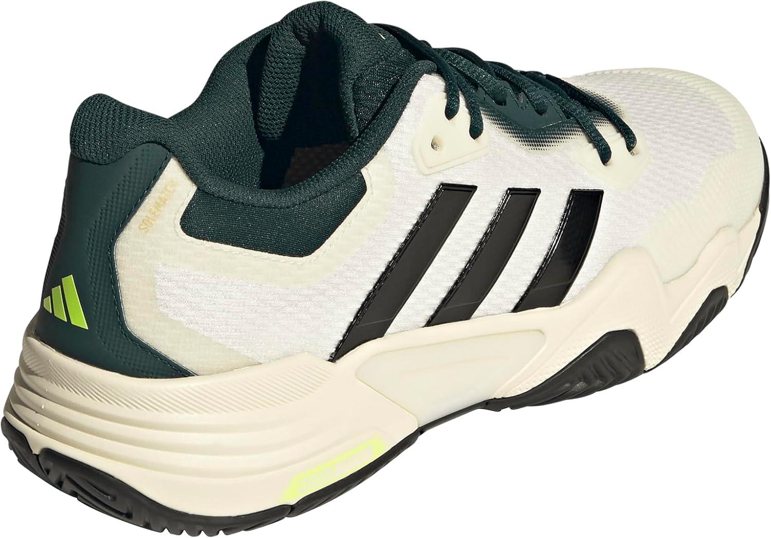 imageadidas Mens Solematch Control 2 TennisOff WhiteSilver MetallicAurora Ivy