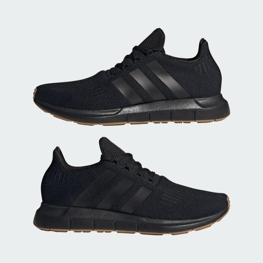 imageadidas Mens Swift Run 10 SneakerBlackBlackBlack