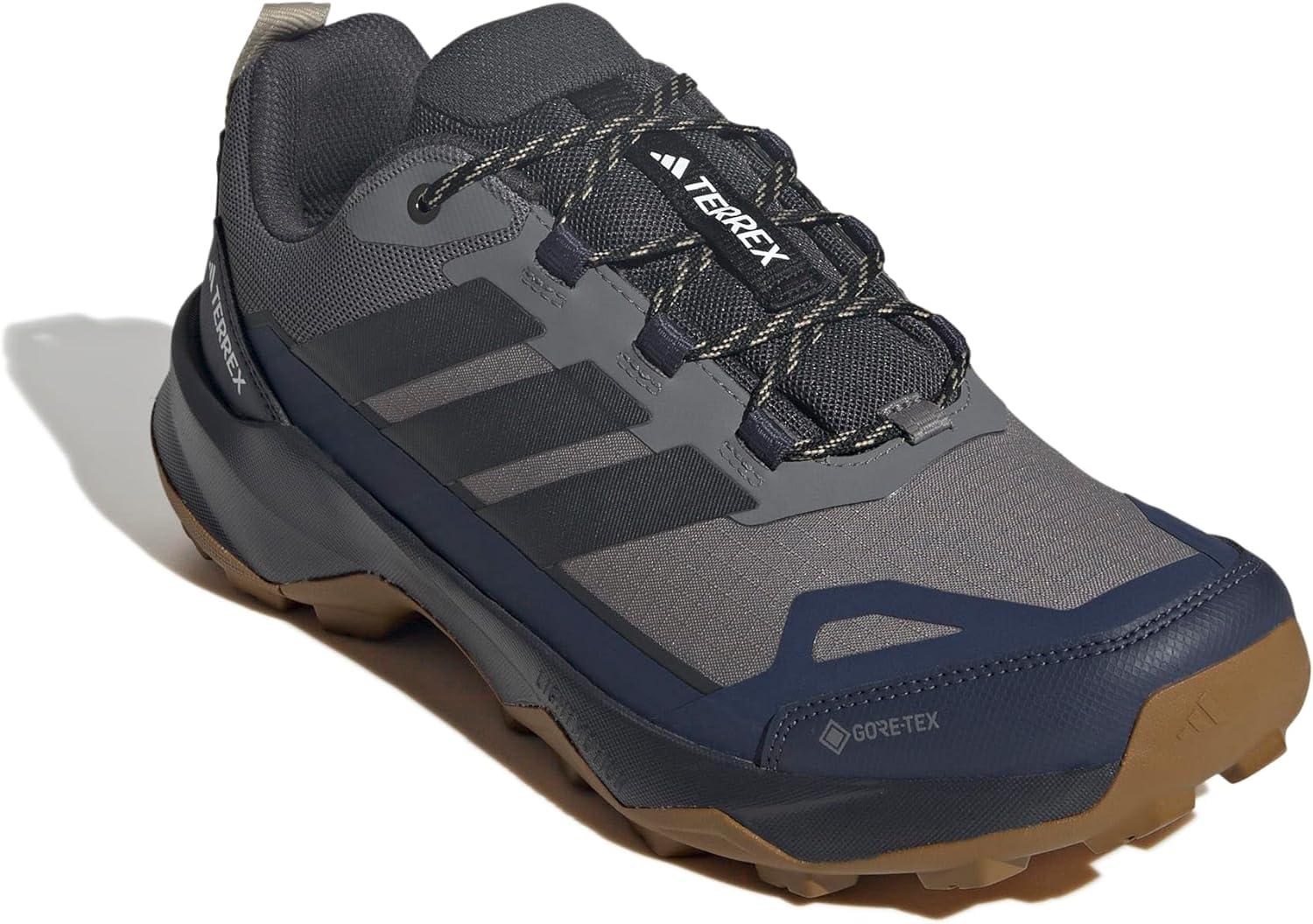 imageadidas Mens Terrex Skychaser Ax5 Goretex Hiking ShoeGrey Four Carbon Shadow Navy