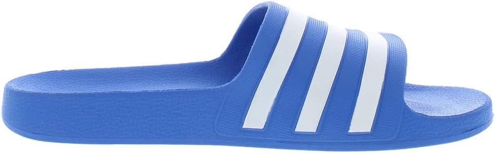 imageadidas Unisex Adult Adilette Aqua Slide SandalTrue BlueWhiteTrue Blue