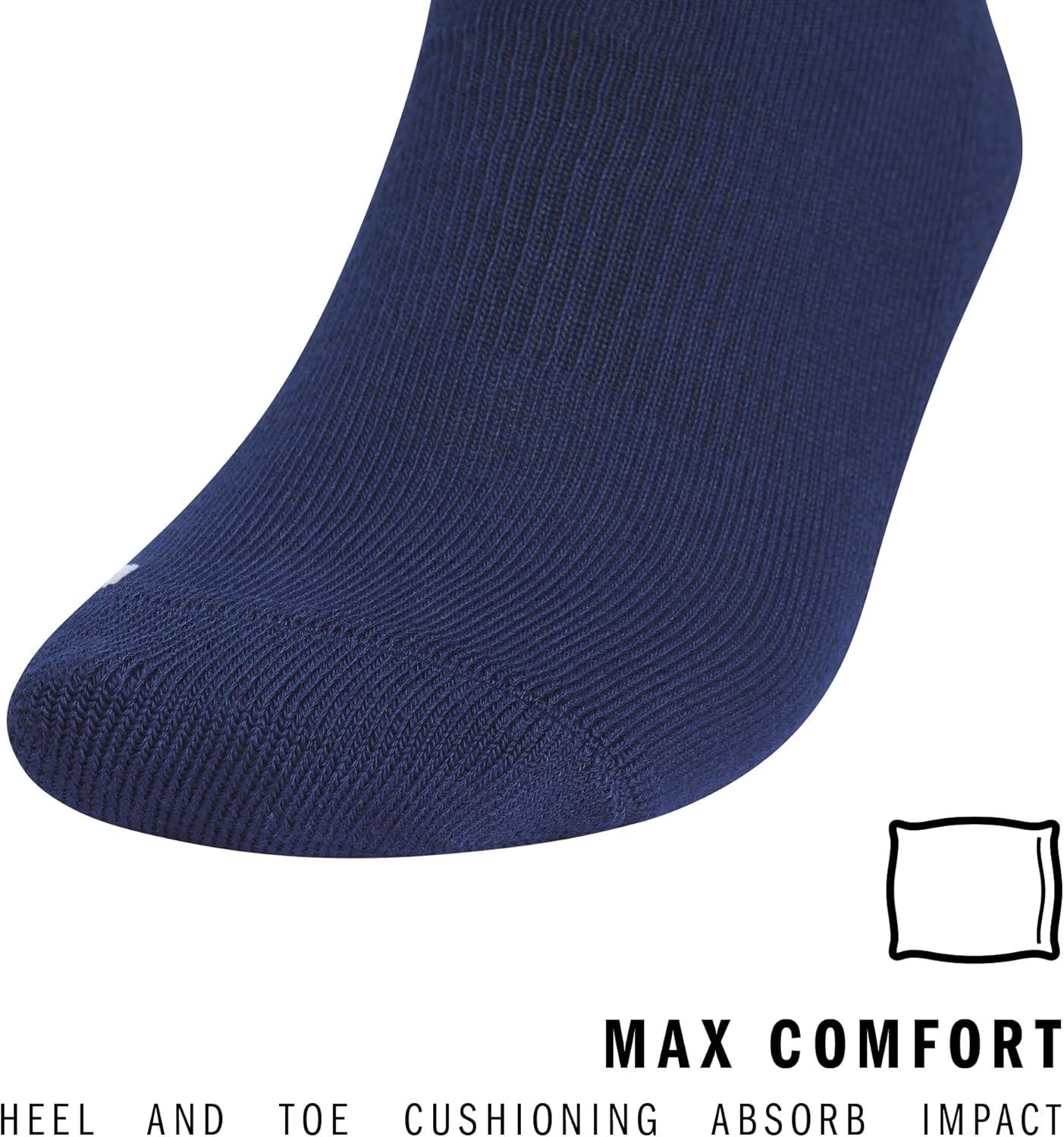 imageadidas Unisex Rivalry Field Compression Sport Socks for Men Women Athletic Socks MoistureWicking NCAA Compliant 2PackNavy BlueWhite20