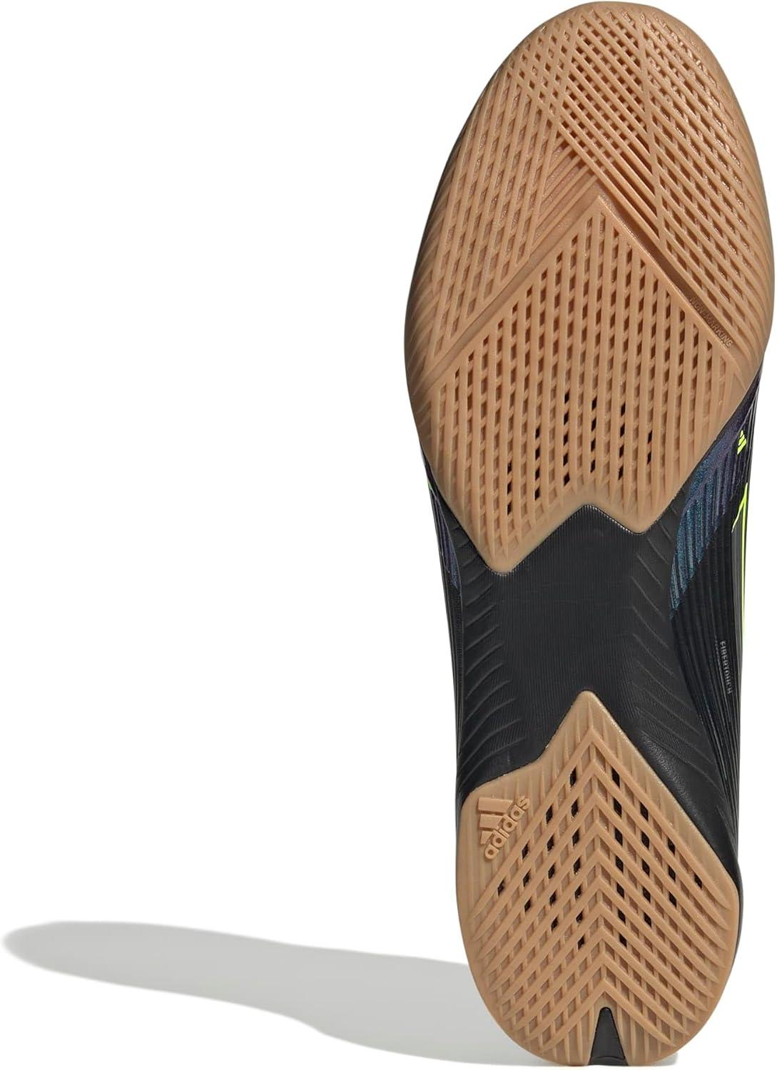 imageadidas UnisexAdult F50 League Indoor SneakerBlackIron MetallicLucid Lemon