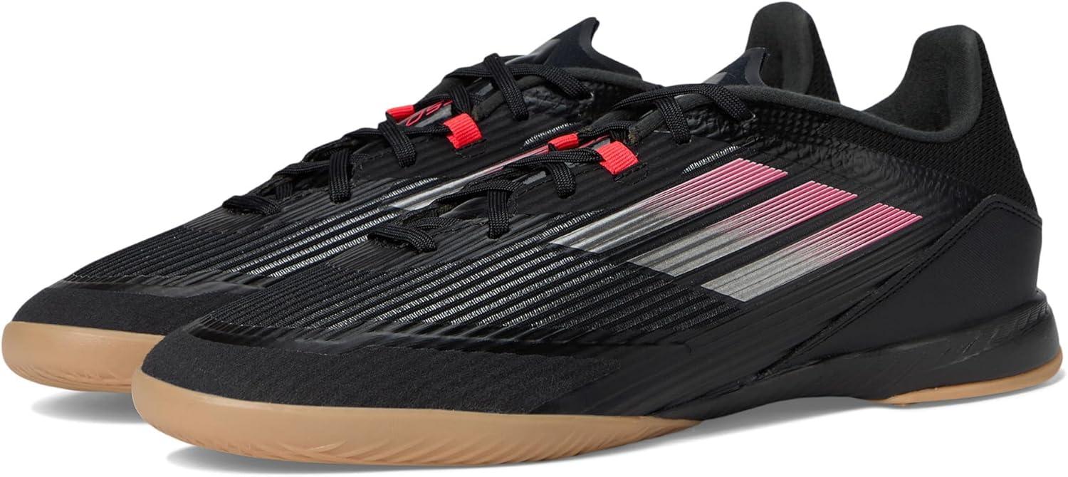 imageadidas UnisexAdult F50 League Indoor SneakerBlackIron MetallicLucid Red