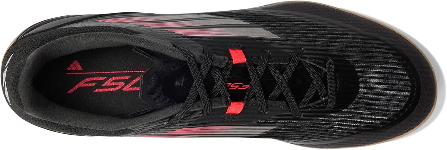 imageadidas UnisexAdult F50 League Indoor SneakerBlackIron MetallicLucid Red