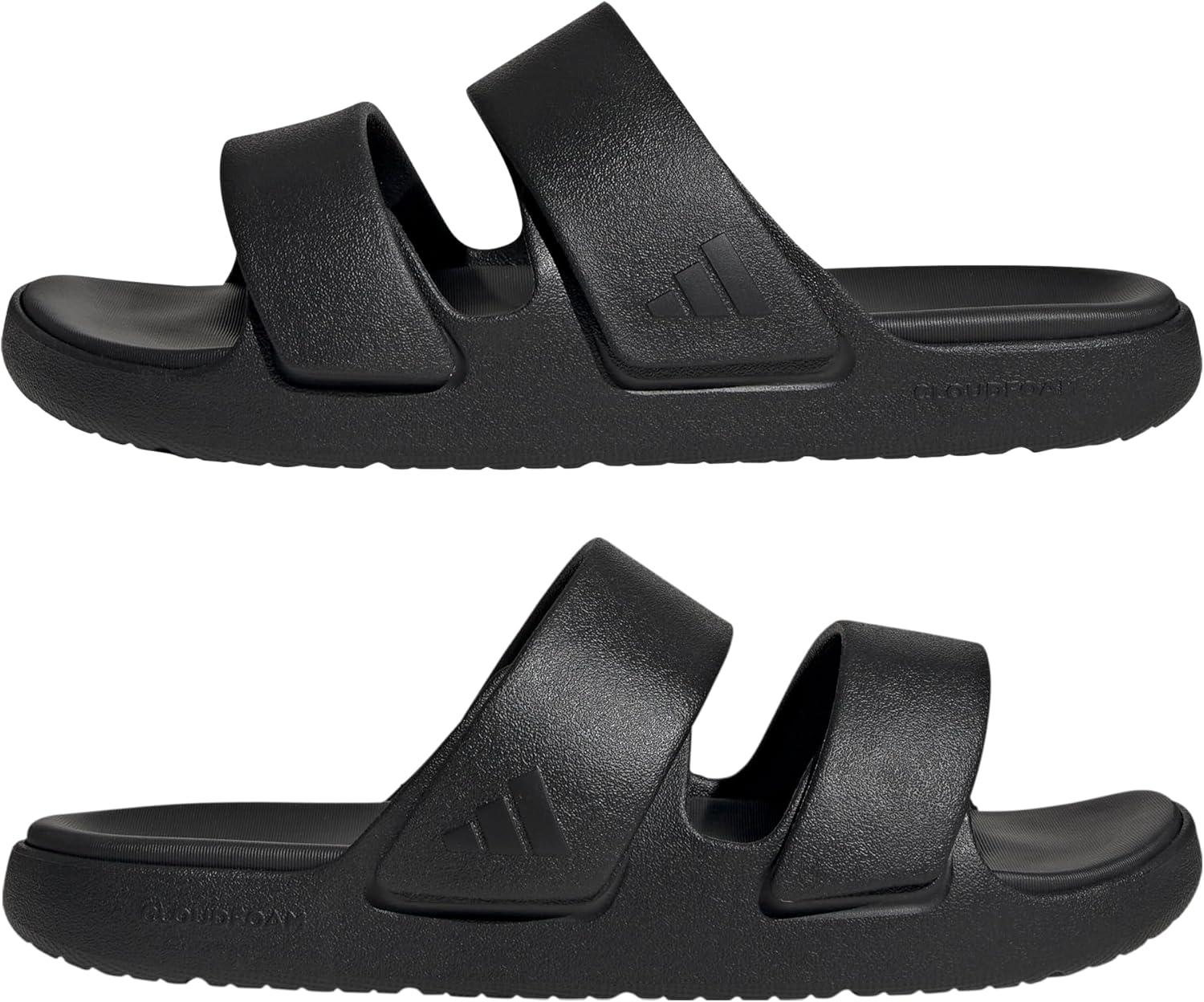 imageadidas UnisexAdult Znscape Slide SandalBlackBlackBlack