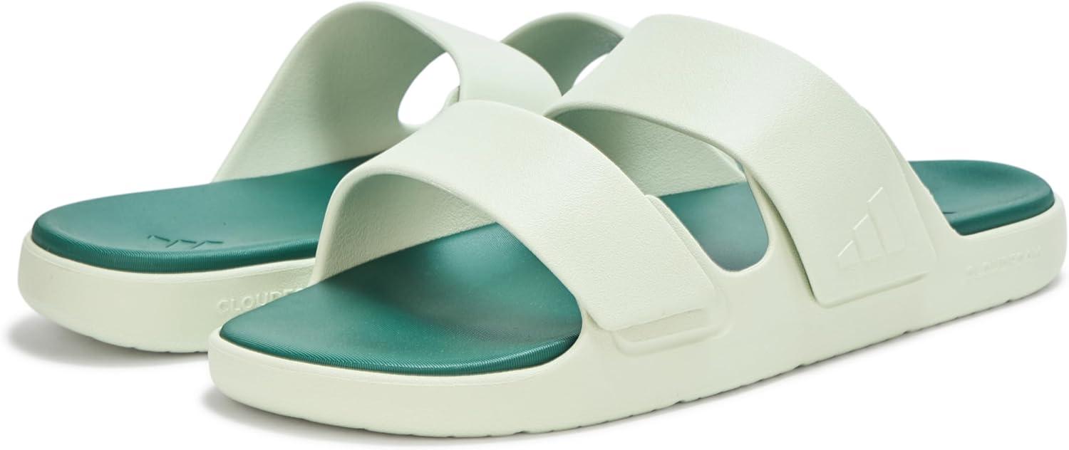 imageadidas UnisexAdult Znscape Slide SandalLinen GreenLinen GreenCollegiate Green