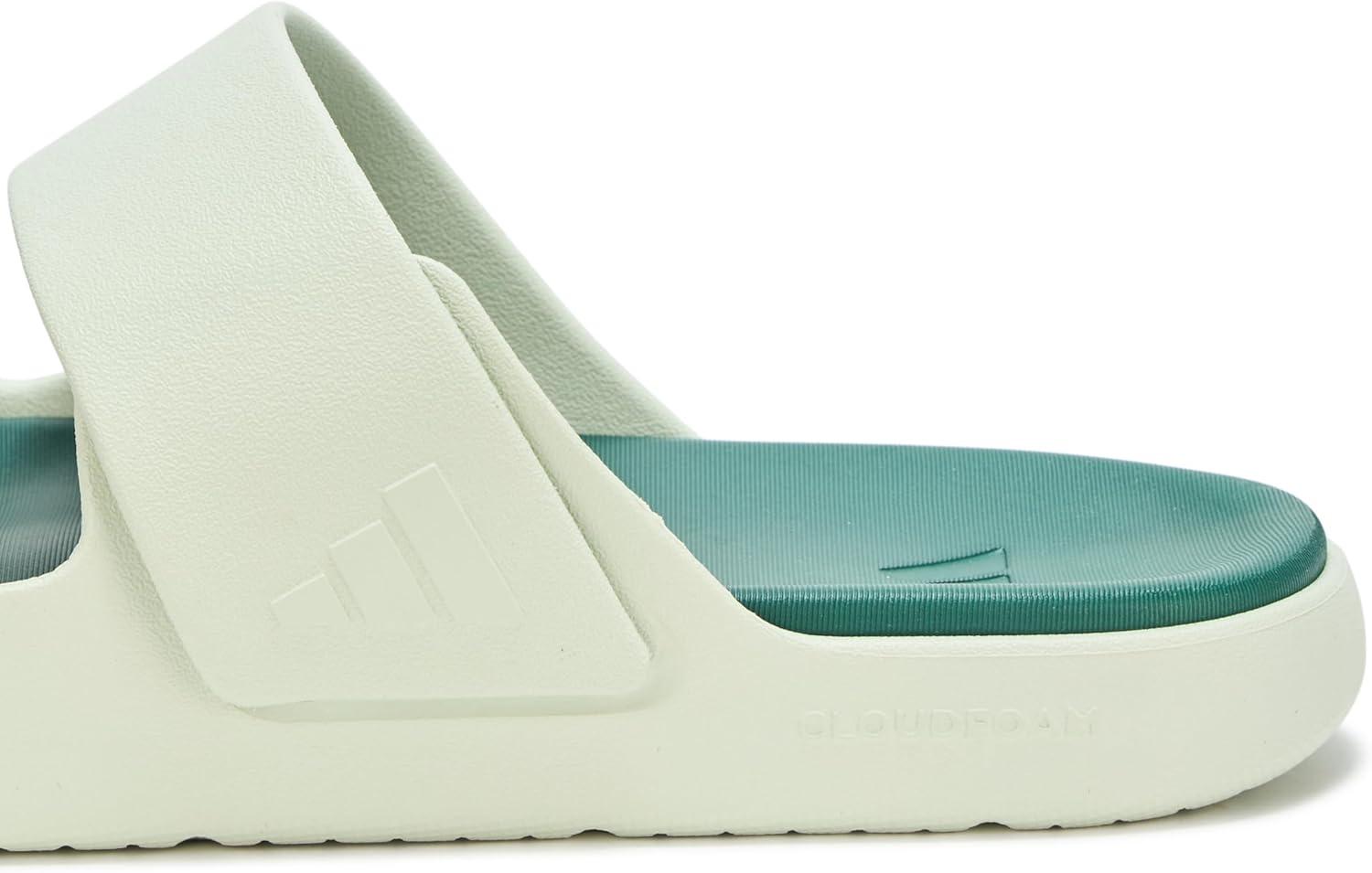 imageadidas UnisexAdult Znscape Slide SandalLinen GreenLinen GreenCollegiate Green