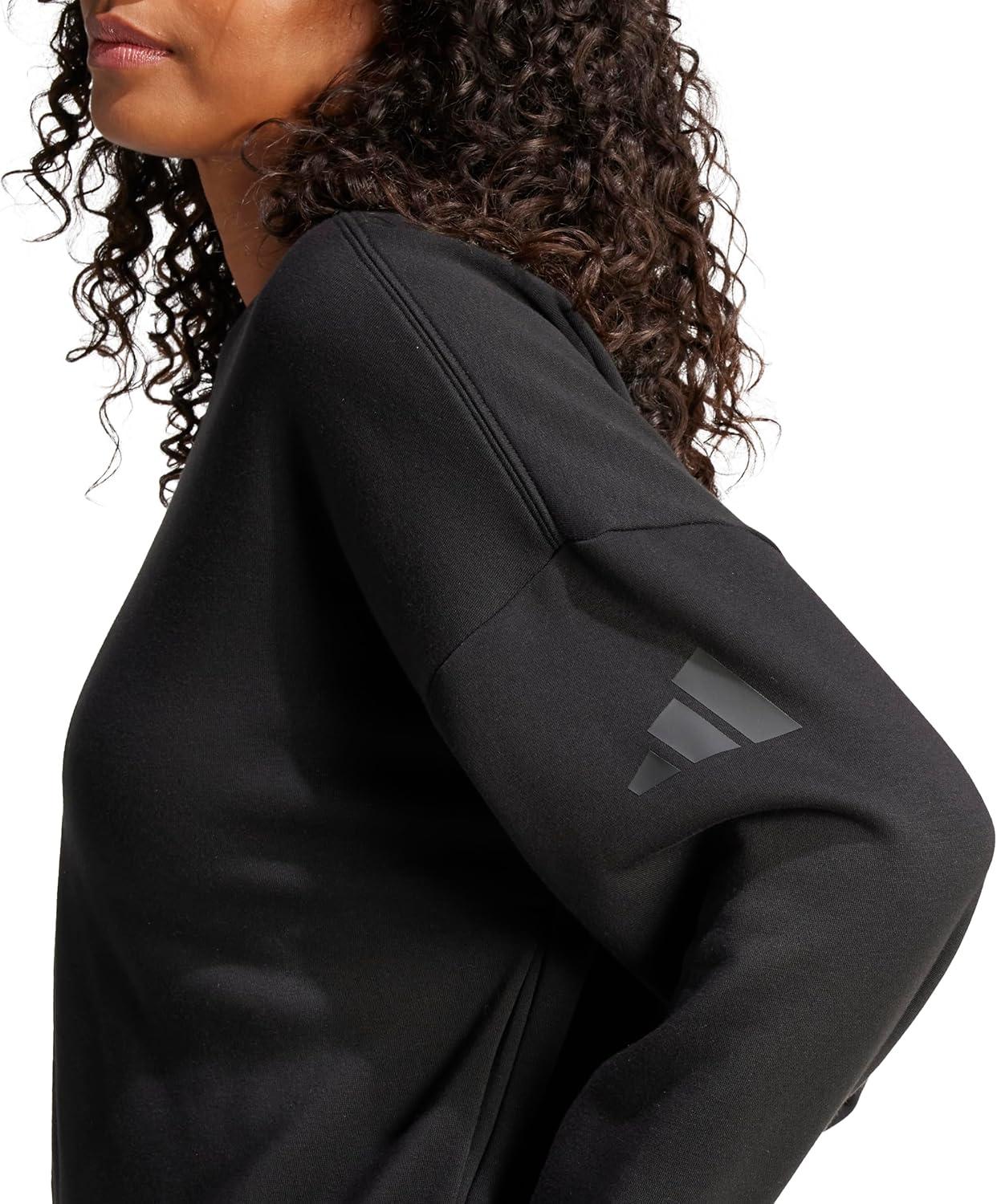 imageadidas Womens Essentials Contemporary Logo Bomber JacketBlack