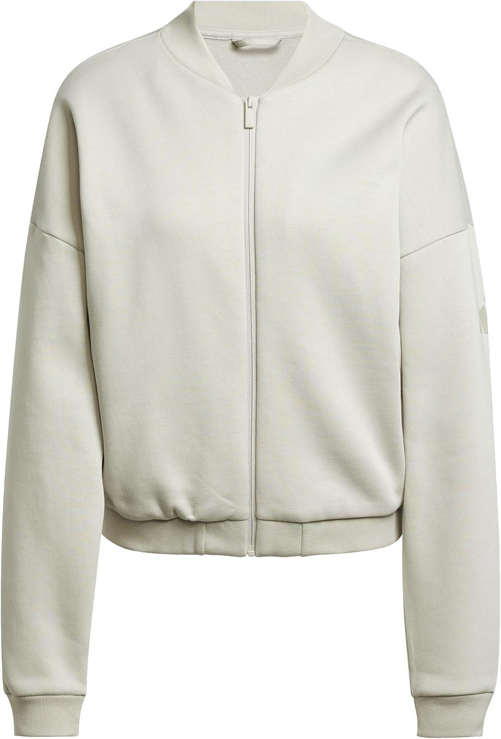 imageadidas Womens Essentials Contemporary Logo Bomber JacketWonder Alumina