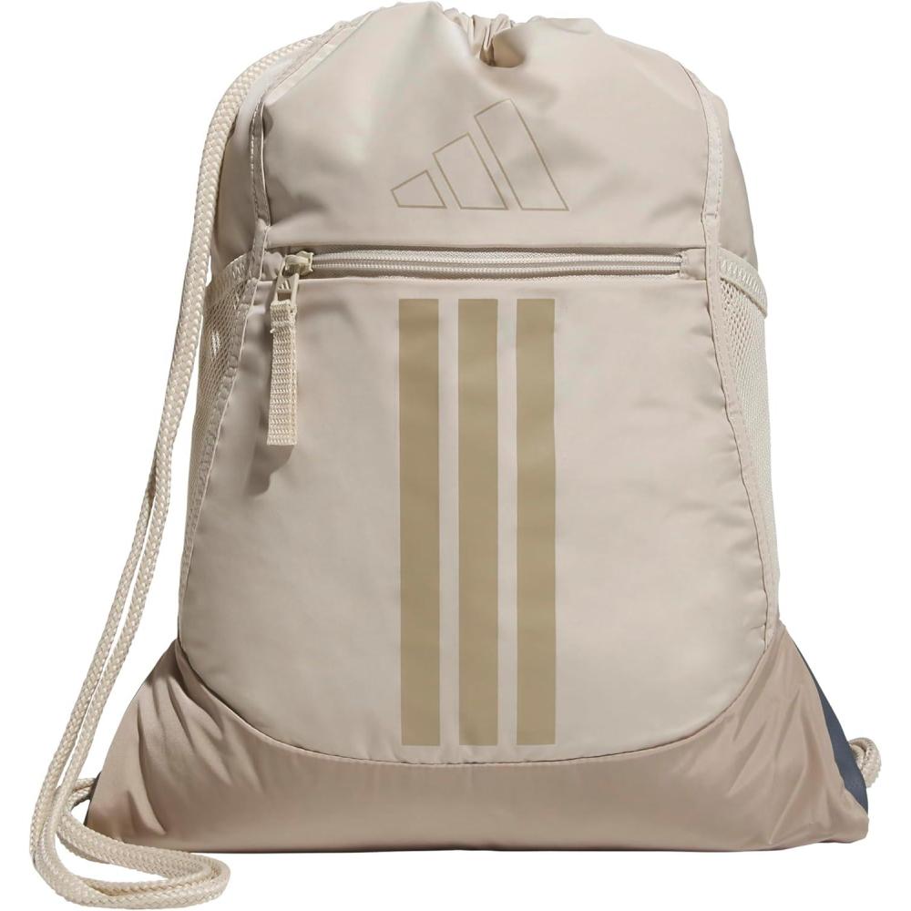 imageadidas Alliance Sackpack  Drawstring Backpack Small Bag for Men and Women3Crystal Linen BeigeTrace Khaki