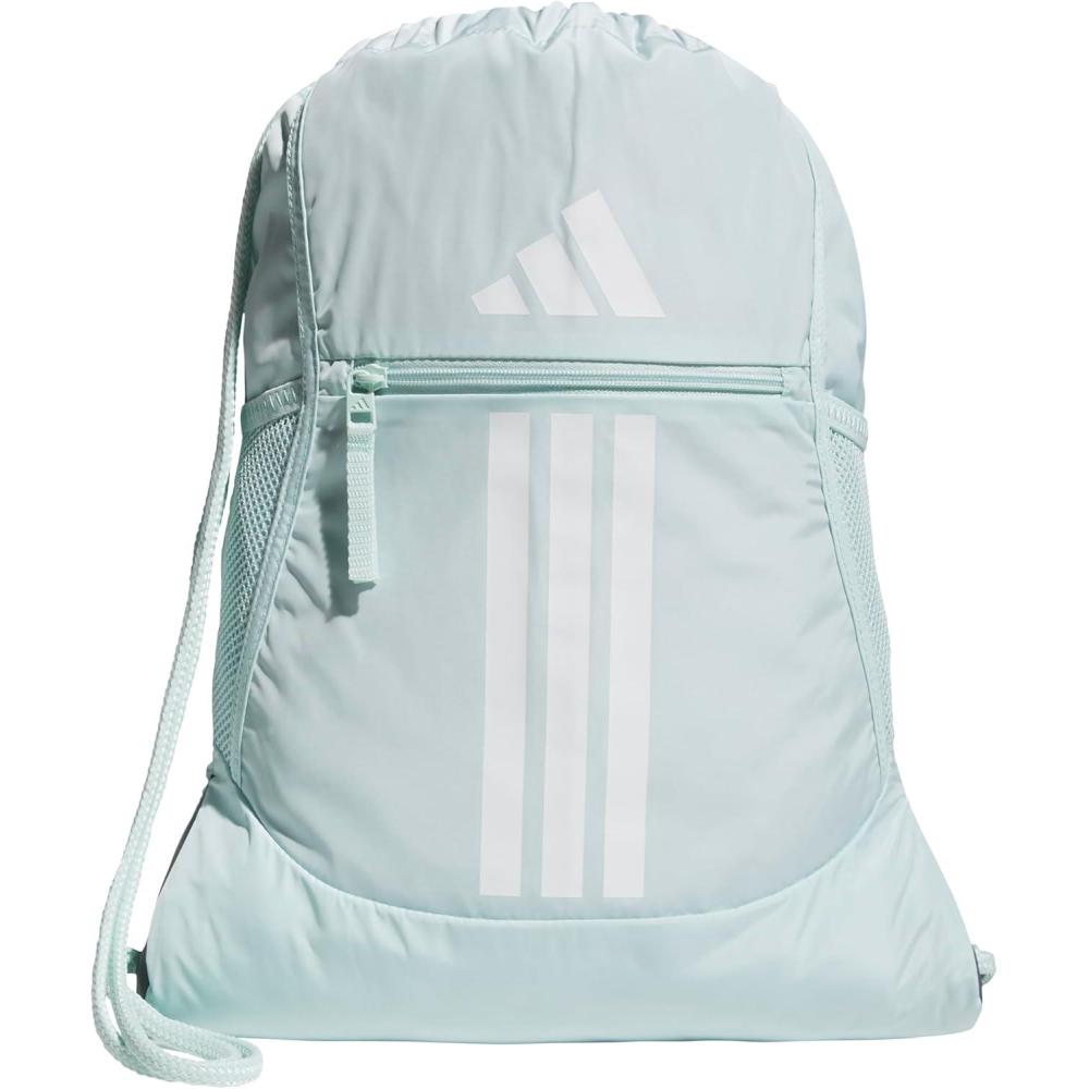 imageadidas Alliance Sackpack  Drawstring Backpack Small Bag for Men and Women3Halo Mint GreenWhite