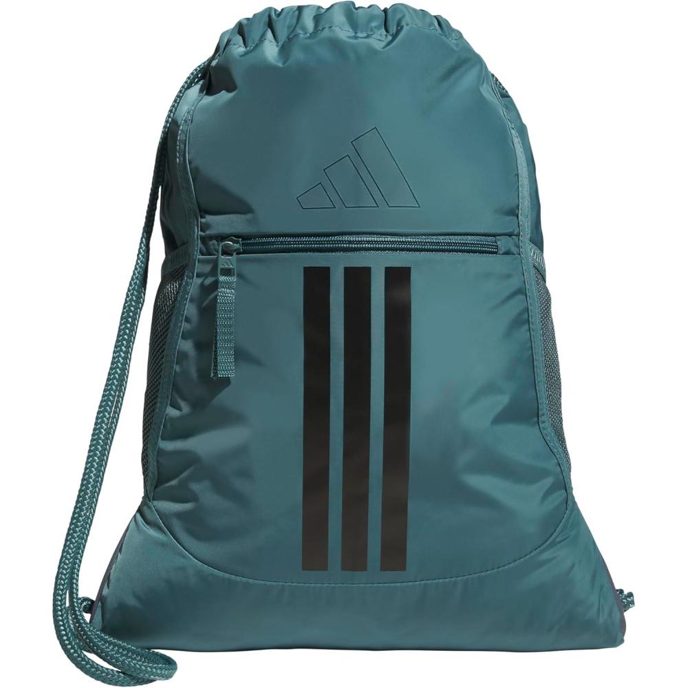 imageadidas Alliance Sackpack  Drawstring Backpack Small Bag for Men and Women3Preloved Teal GreenBlack