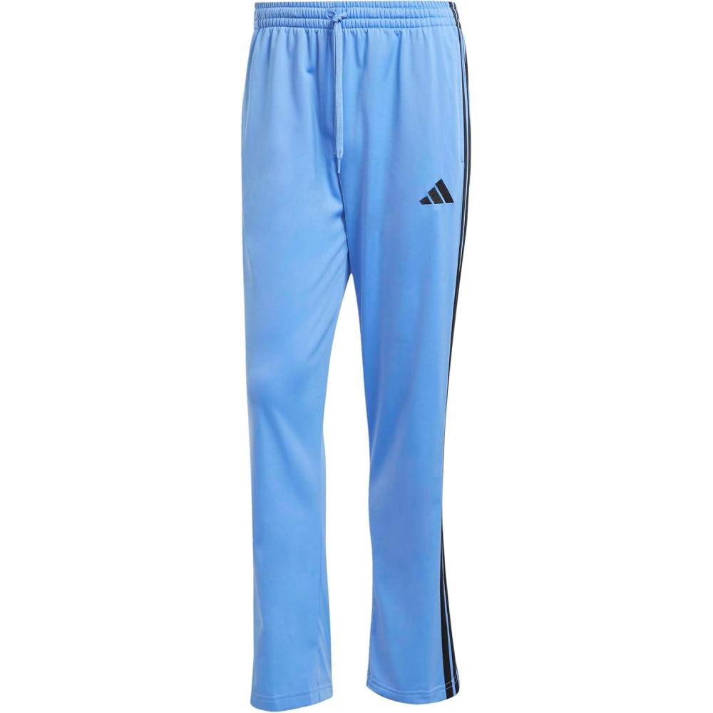 imageadidas Mens 3Stripes Tricot Open Hem Track PantsBlue Fusion