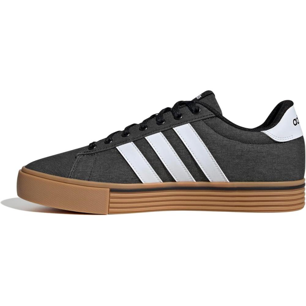 imageadidas Mens Daily 40 ShoeBlackWhiteGum