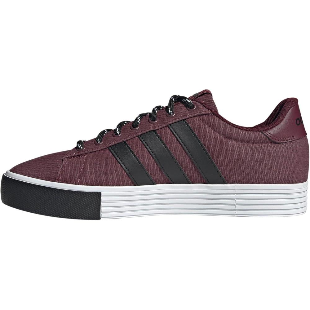 imageadidas Mens Daily 40 ShoeMaroonBlackWhite